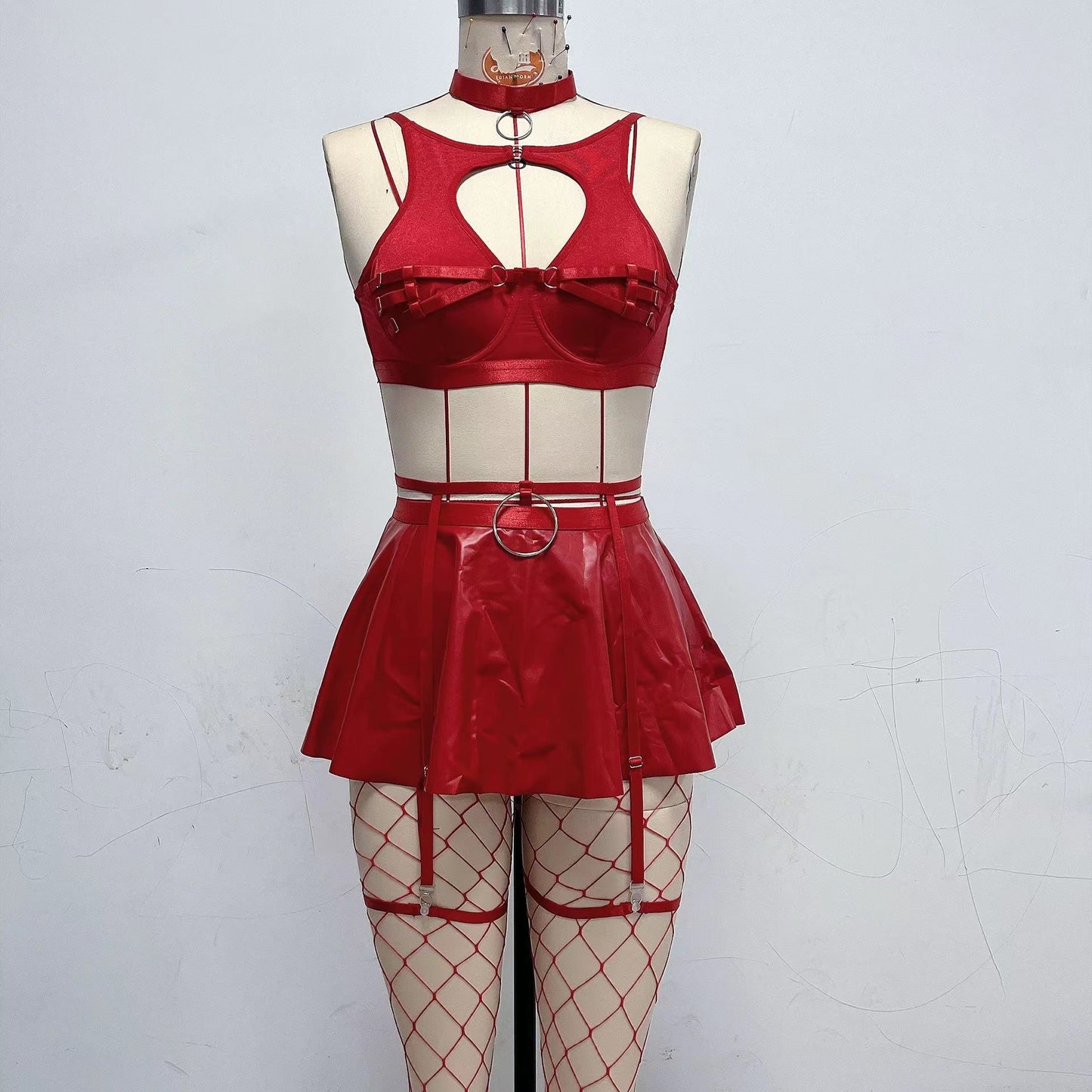 Lace Lolita Lingerie Set – Sexy Bra & Skirt Set for Women