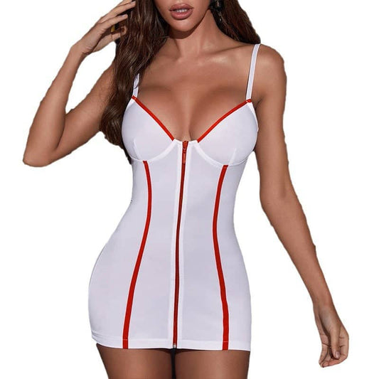 Three piece set of erotic nurse uniforms for role-playing, sexy and passionate, no need to take off erotic uniforms eprolo
