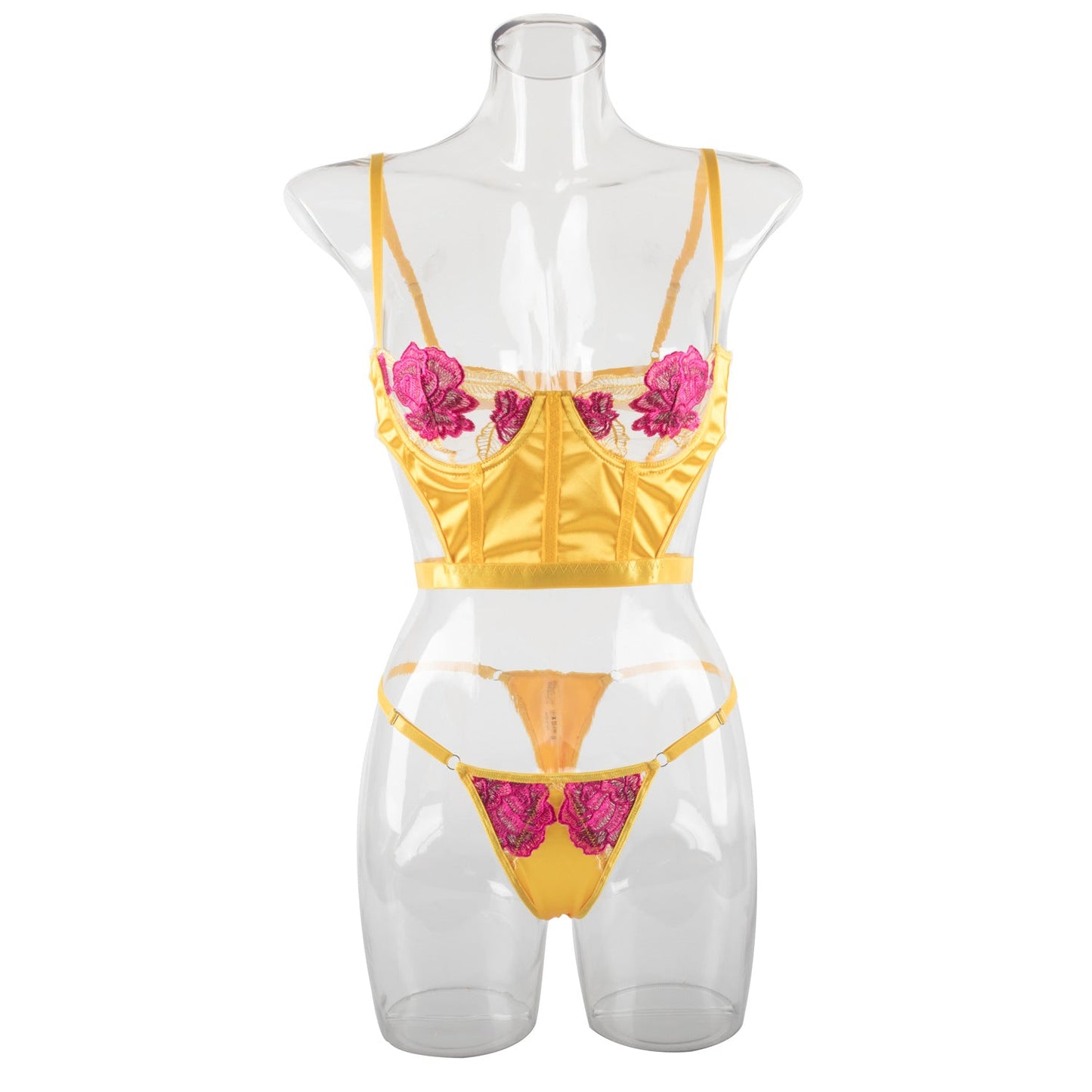 Hot selling erotic lingerie flower sexy set embroidered two-piece set eprolo
