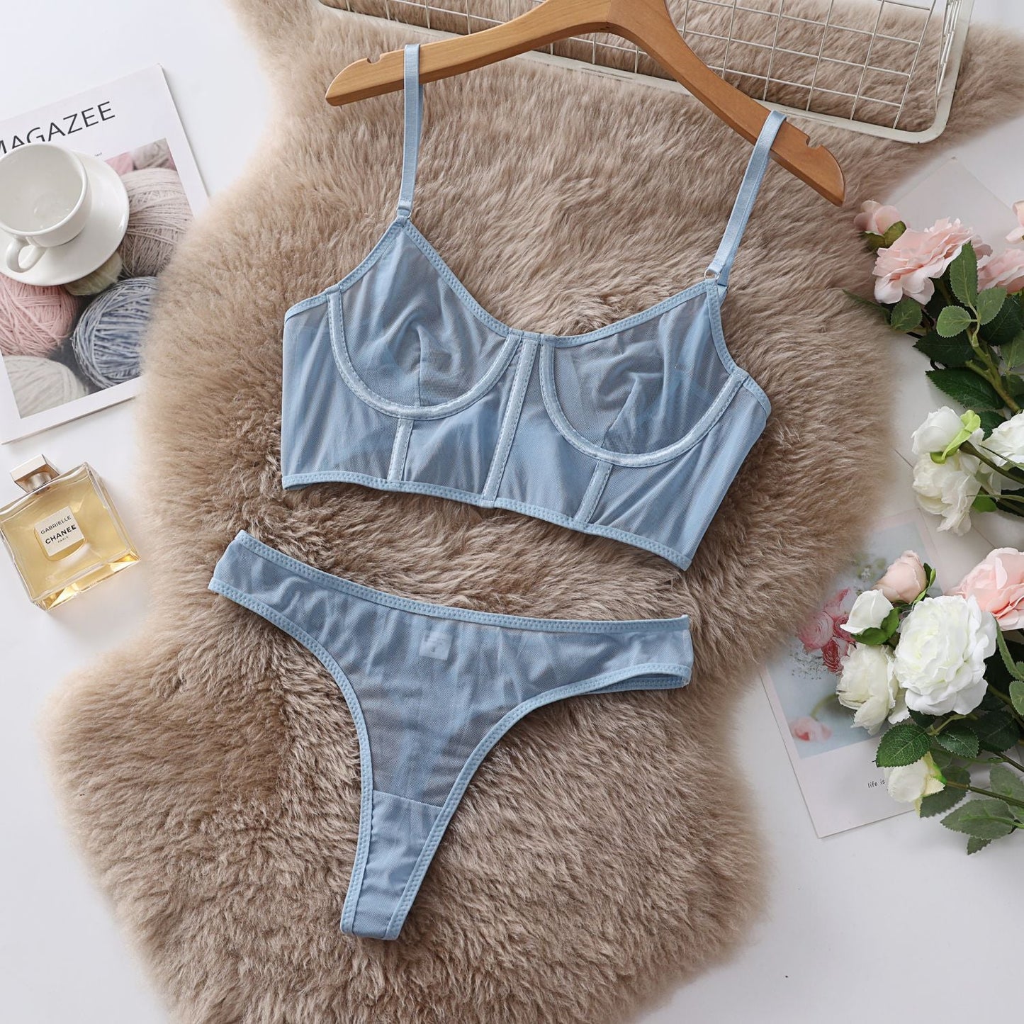 Sexy Transparent Lingerie Set eprolo
