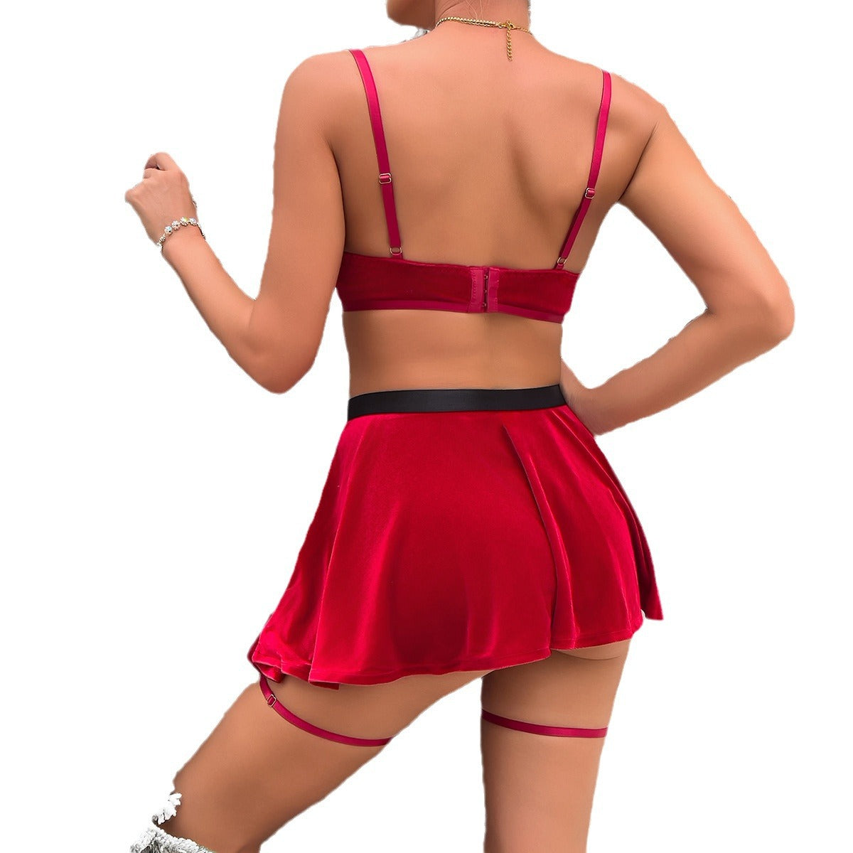 Christmas dress up holiday four piece set eprolo