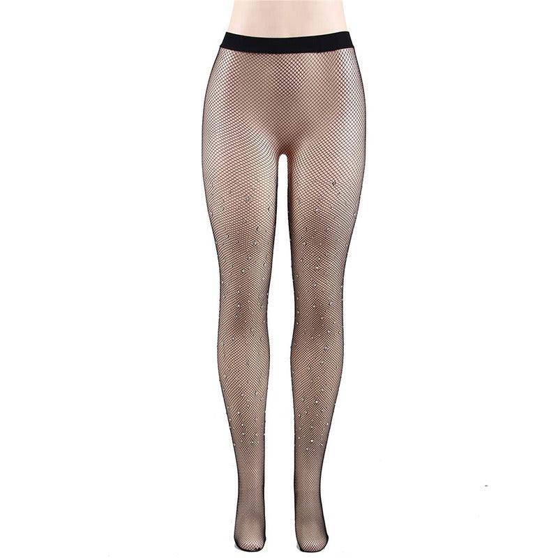 Thin core silk pantyhose with water diamond inlay and starry hot diamond adult silk stockings eprolo