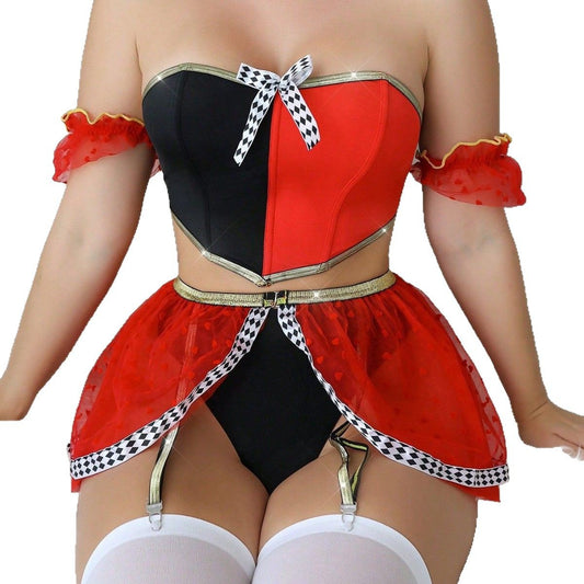 Maid Lingerie Set – Sheer Mesh Uniform & Skirt | KYLALINGERIE