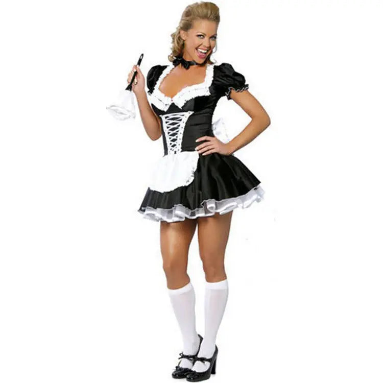 Sexy lingerie uniform set sexy maid costume cosplay costume eprolo