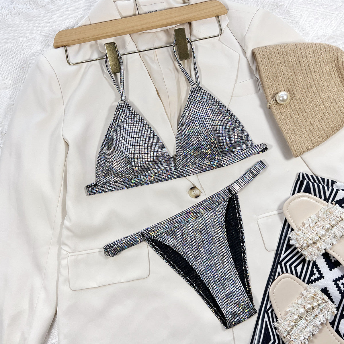 Sexy Split Bikini Set | Women's Two-Piece Swimwear
