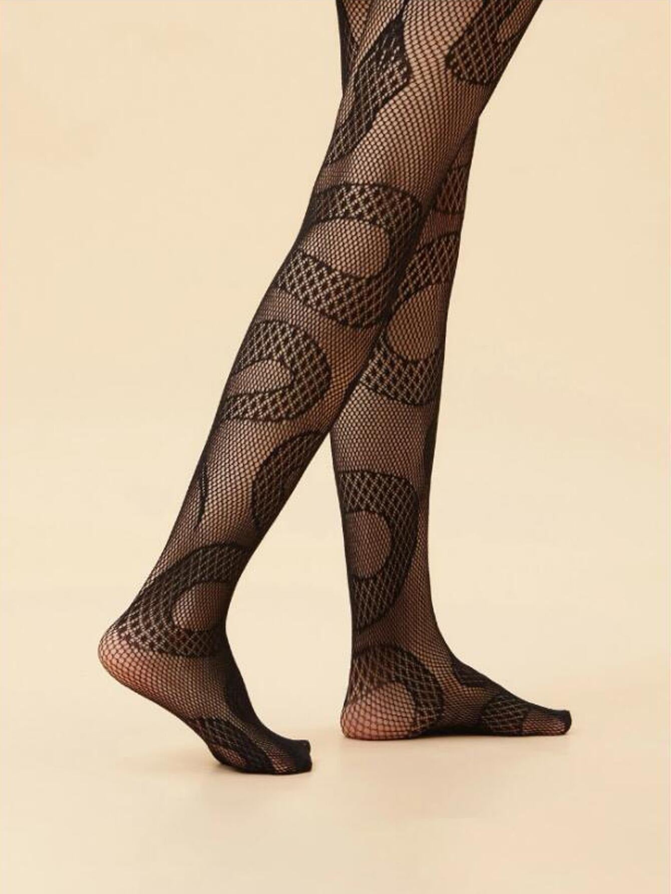 Fun mesh hollowed out stockings snake pattern jumpsuit animal stockings eprolo