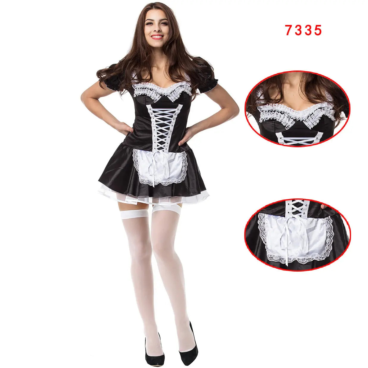 Sexy lingerie uniform set sexy maid costume cosplay costume eprolo