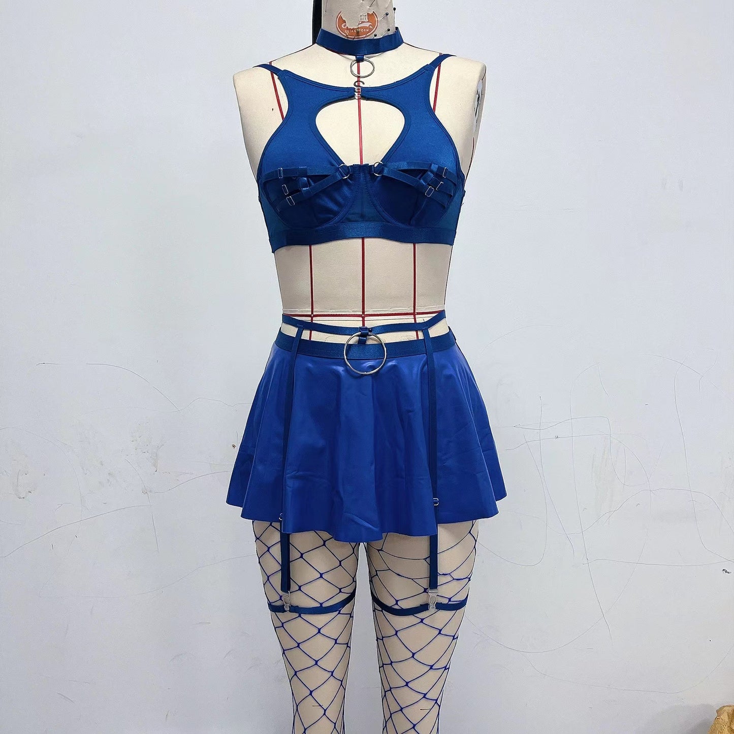 Lace Lolita Lingerie Set – Sexy Bra & Skirt Set for Women