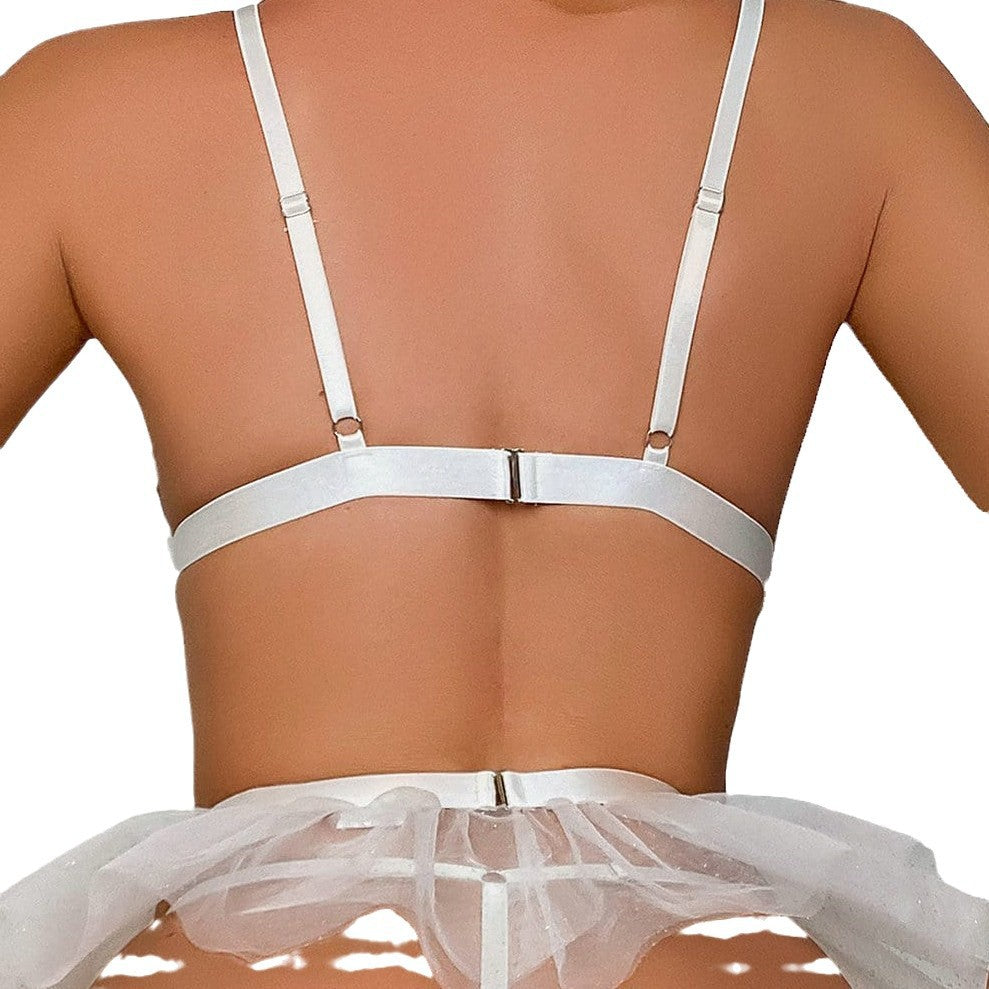 New Lace Sexy Pure Temptation Perspective Bra Women's Underwear Sex Set eprolo